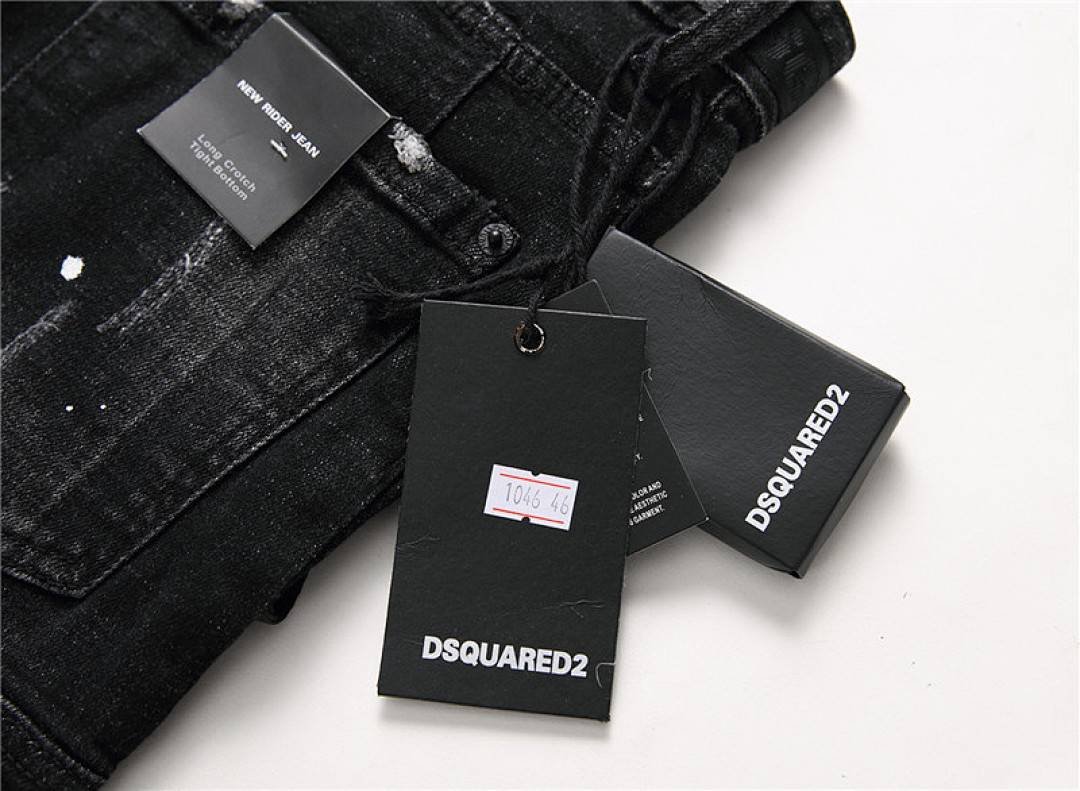 DSquared - Distressed Ripped Denim Jeans - Image 9