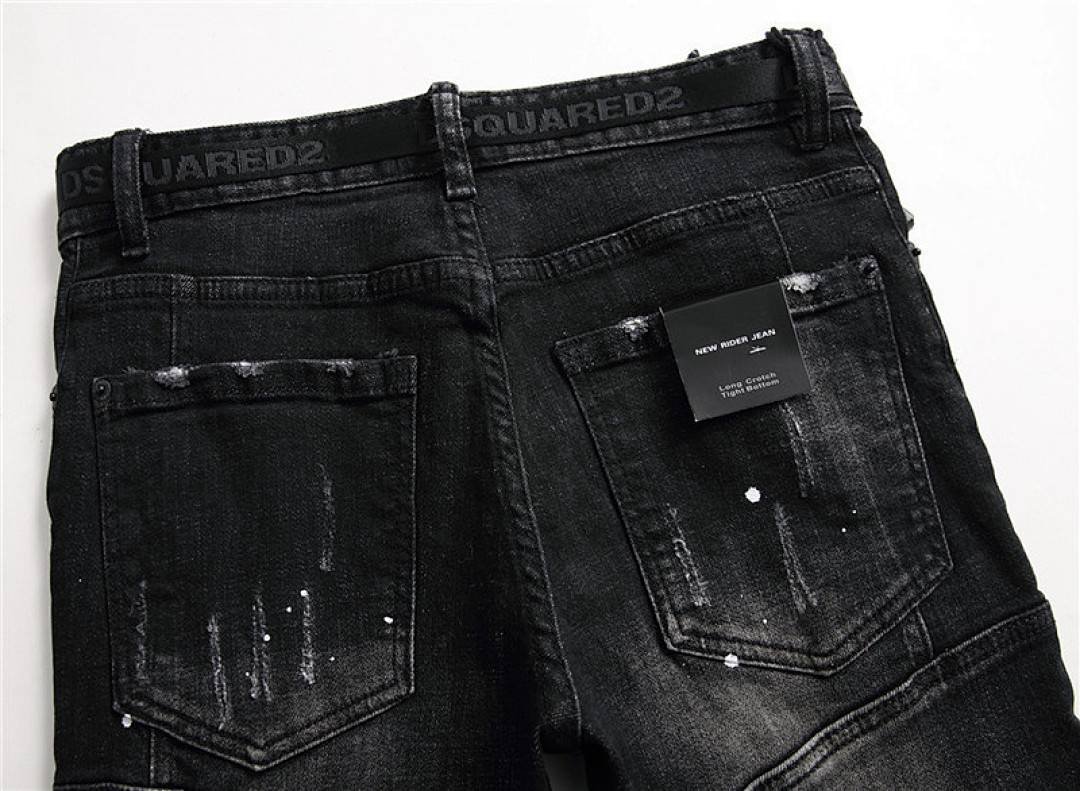 DSquared - Distressed Ripped Denim Jeans - Image 11