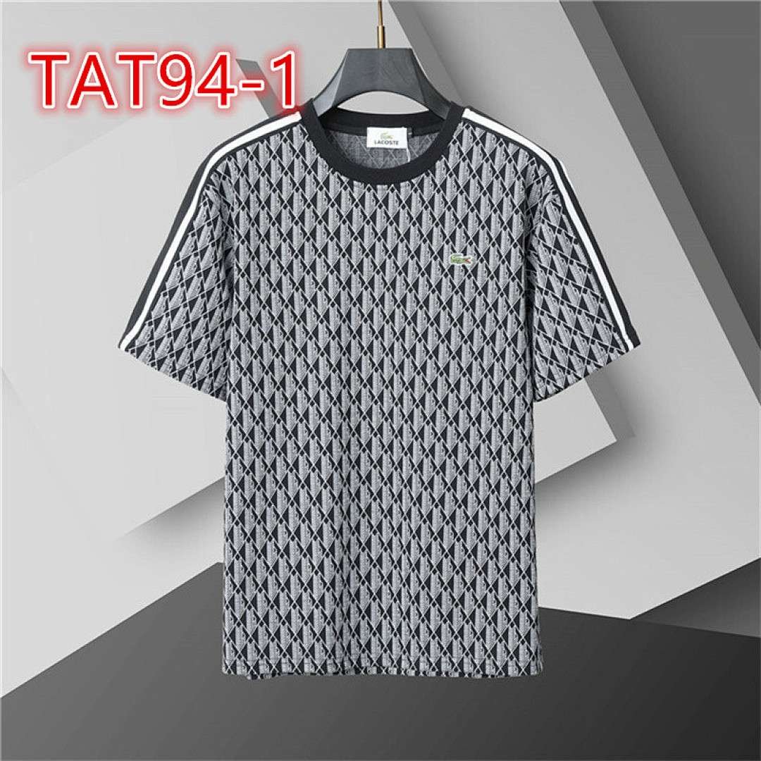 Lacoste - T-shirt ze Wzorem Monogramu w 7 Kolorach