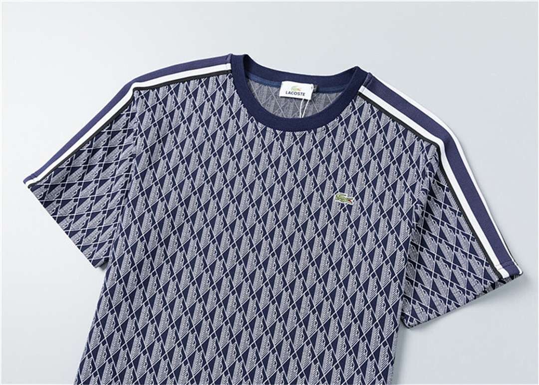 Lacoste - T-shirt ze Wzorem Monogramu w 7 Kolorach - Image 13
