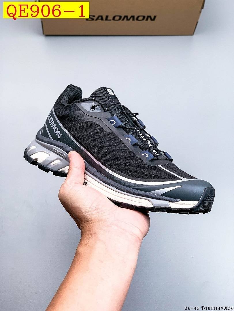 Salomon - XT-6 FT Black Ebony Silver Metallic Trainers