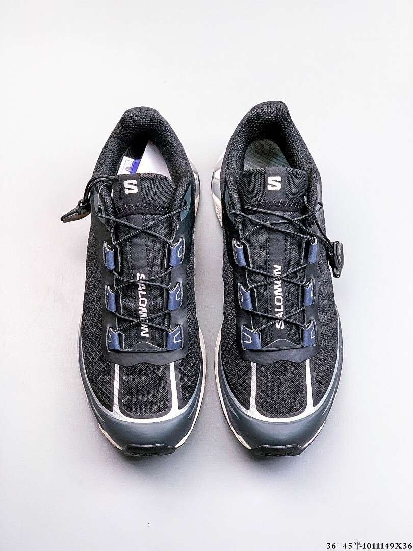 Salomon - XT-6 FT Black Ebony Silver Metallic Trainers - Image 5