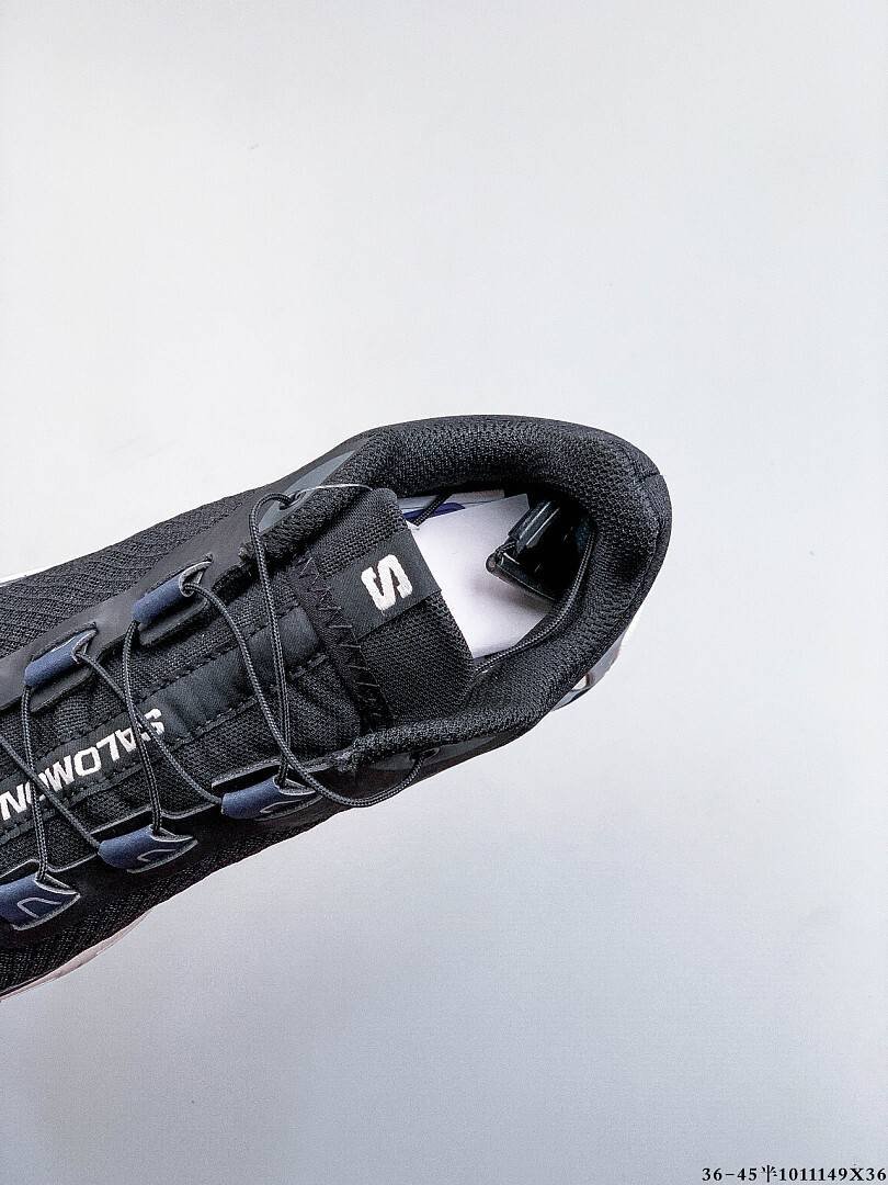 Salomon - XT-6 FT Black Ebony Silver Metallic Trainers - Image 9