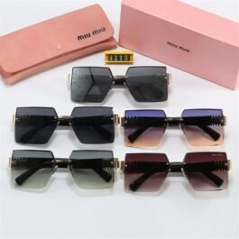 Miu Miu - Oversized Square Sunglasses with Fade Lens Gradient in 5 Colors