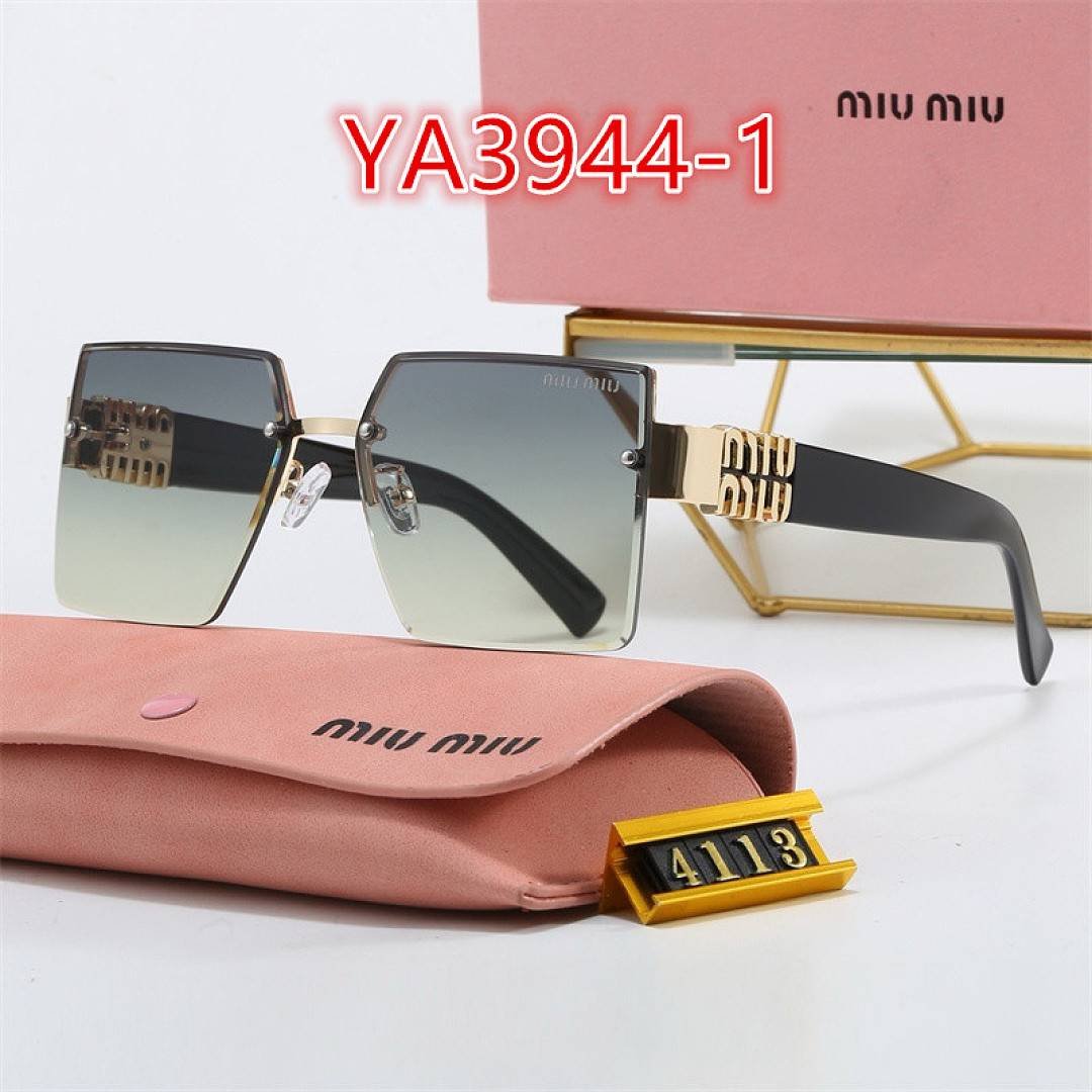Miu Miu - Übergroße quadratische Sonnenbrille mit Fade-Linsen-Farbverlauf in 5 Farben – Bild 2
