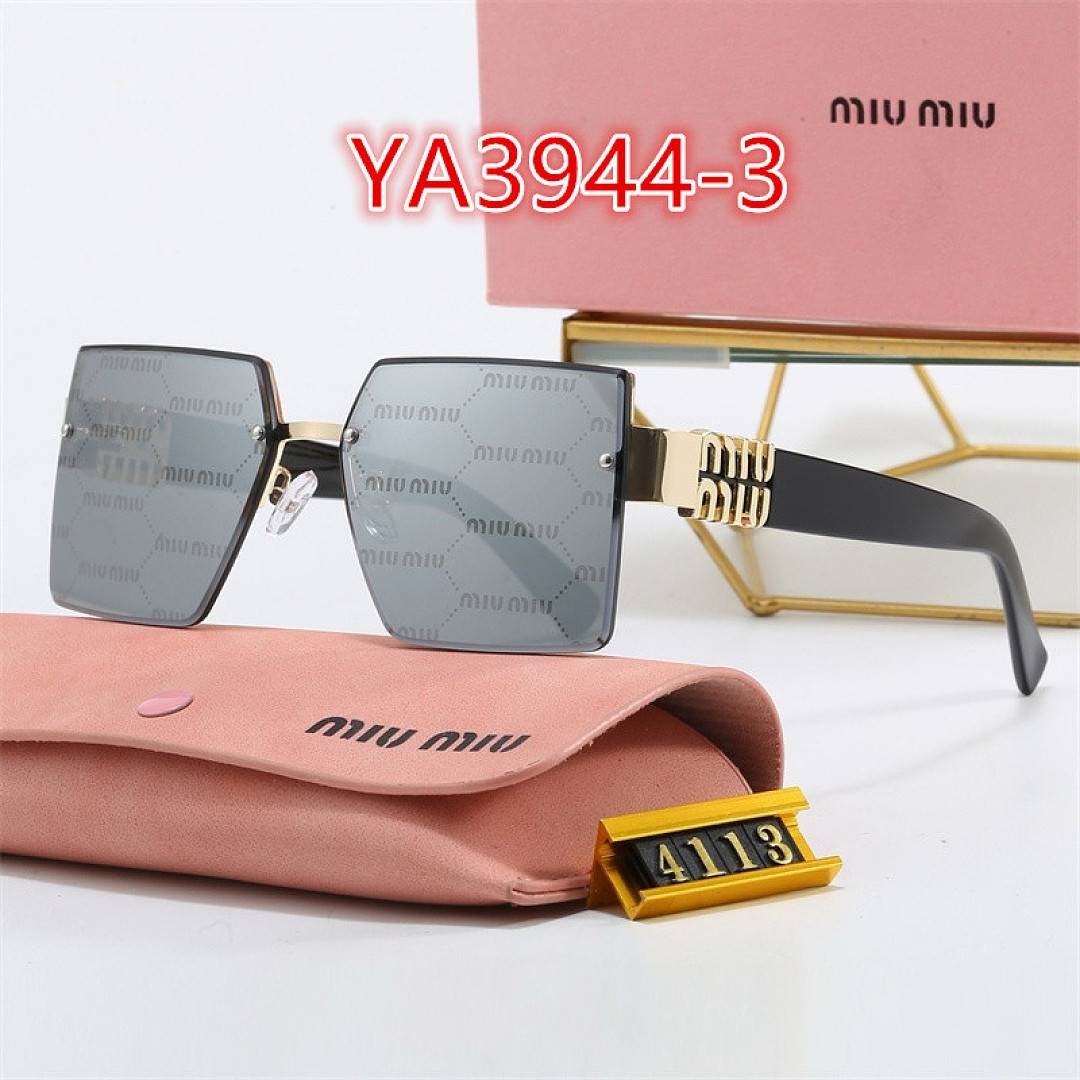 Miu Miu - Übergroße quadratische Sonnenbrille mit Fade-Linsen-Farbverlauf in 5 Farben – Bild 4