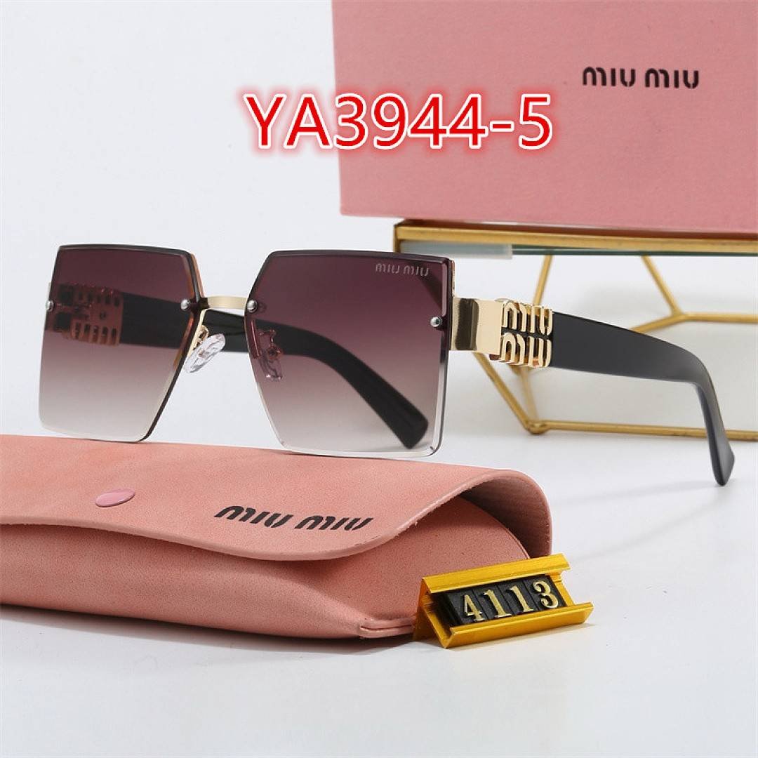 Miu Miu - Übergroße quadratische Sonnenbrille mit Fade-Linsen-Farbverlauf in 5 Farben – Bild 6