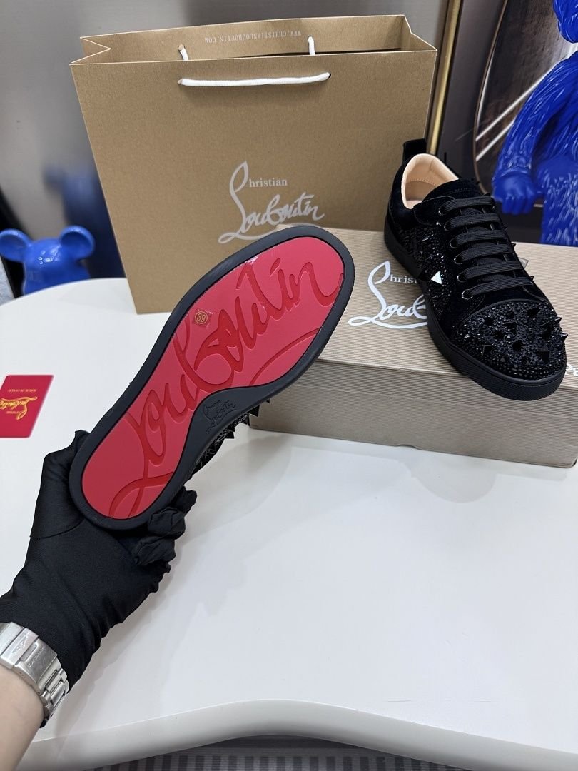Christian Louboutin - CL Spiked Sneakers in 6 Colors - Image 12