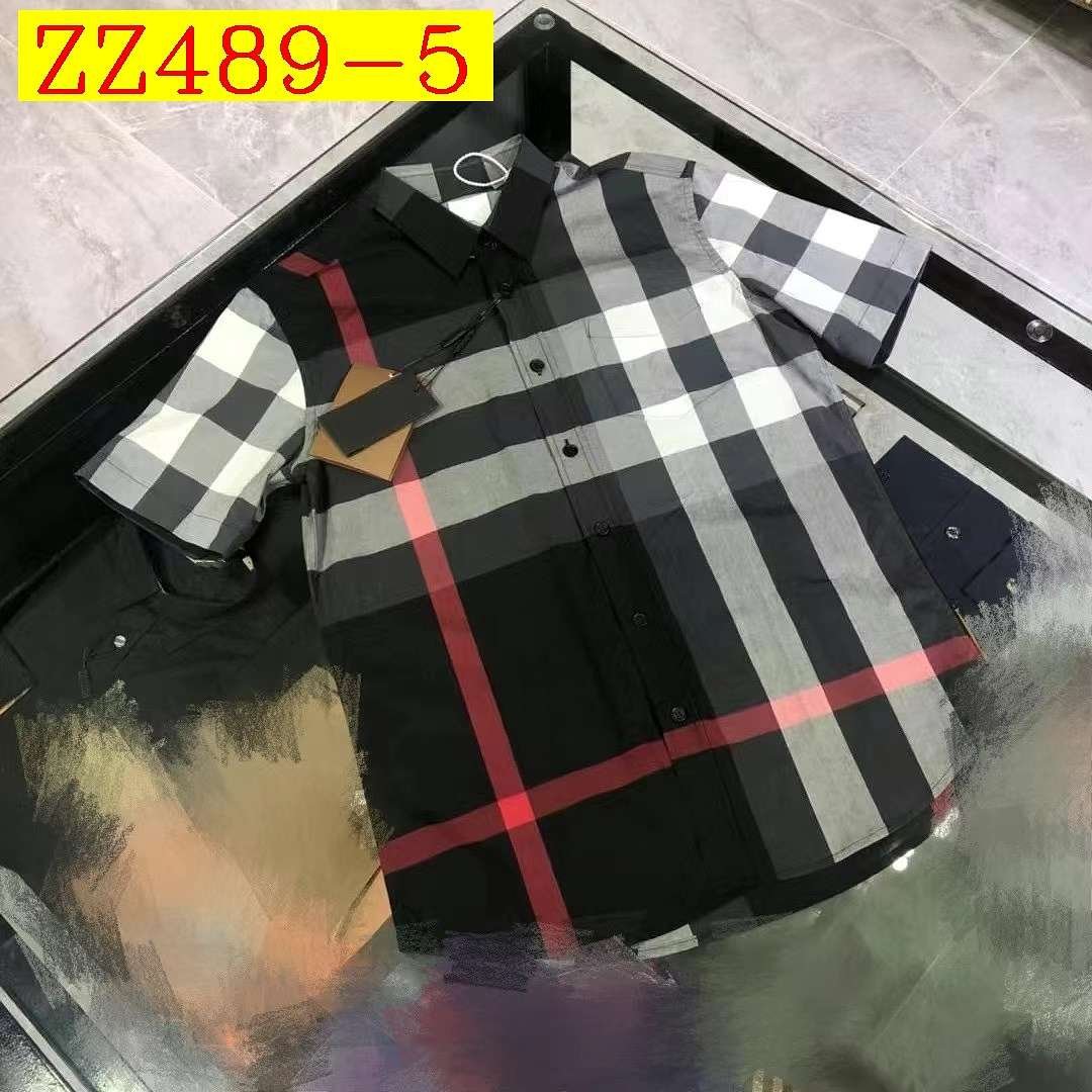 Burberry - Long or Short Sleeves Buttoned Shirt in 3 Colors - Image 5