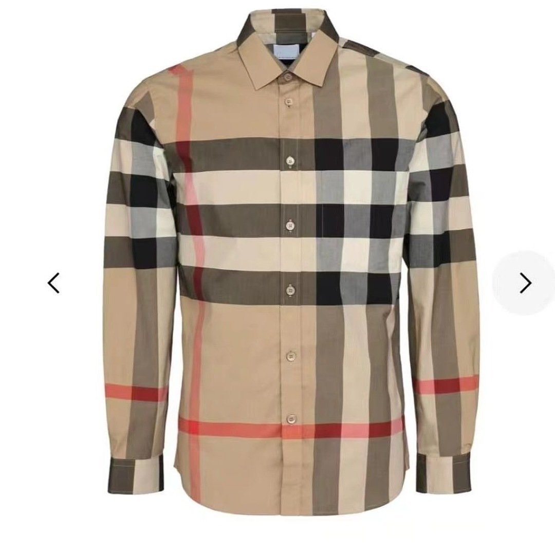 Burberry - Long or Short Sleeves Buttoned Shirt in 3 Colors - Image 12