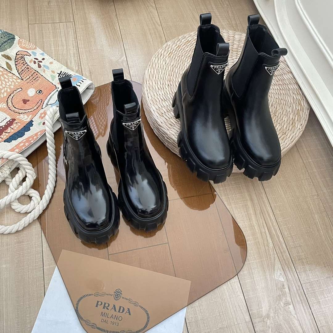 Prada - Chelsea Monolith Boots in 2 Versions - Image 3