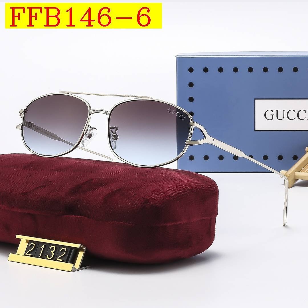 Gucci - Schlanke Metallrahmen mit Gradient-Gläsern Sonnenbrille in 7 Farben – Bild 7