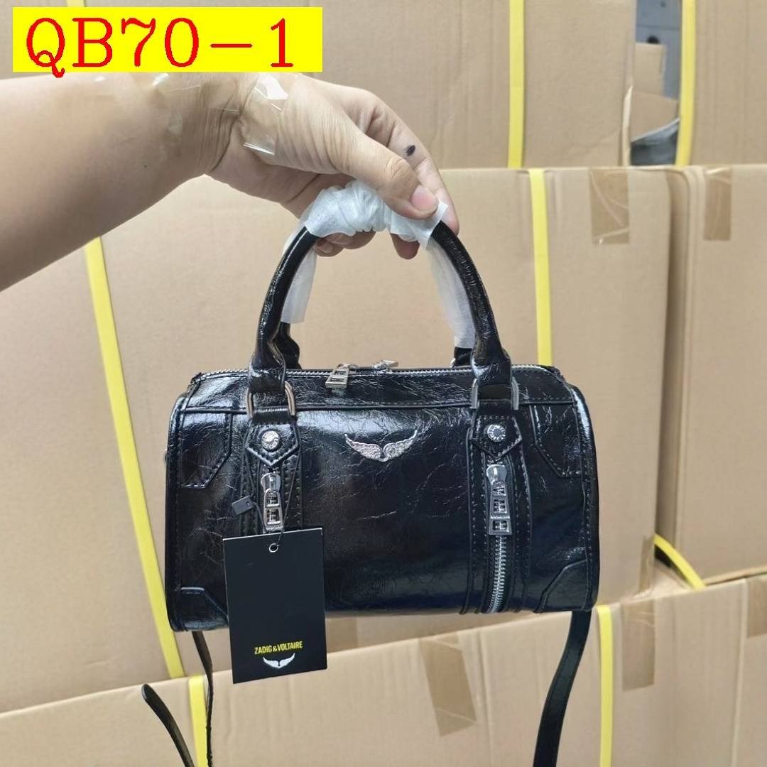 Zadig & Voltaire - Bolso de Hombro Tamaño 27x13x12cm en 5 Colores