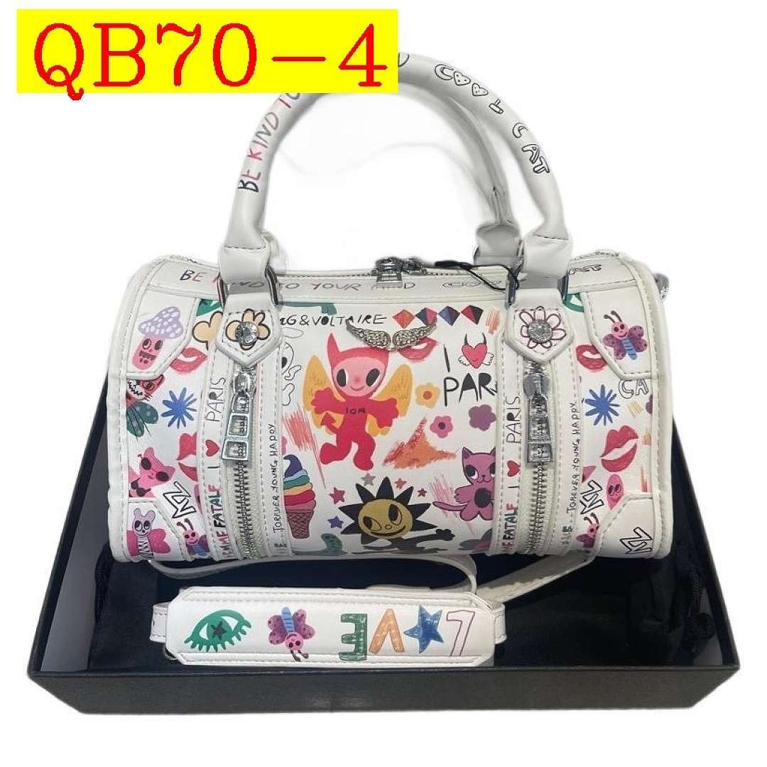 Zadig & Voltaire - Bolso de Hombro Tamaño 27x13x12cm en 5 Colores - Imagen 4