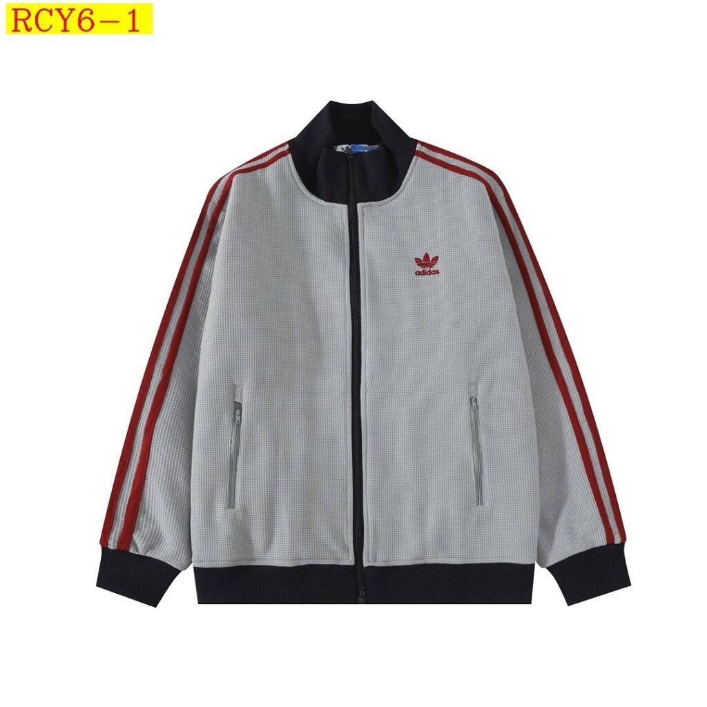 Adidas - Mesh Track Jacket with Tonal Side Stripes in 2 Colors