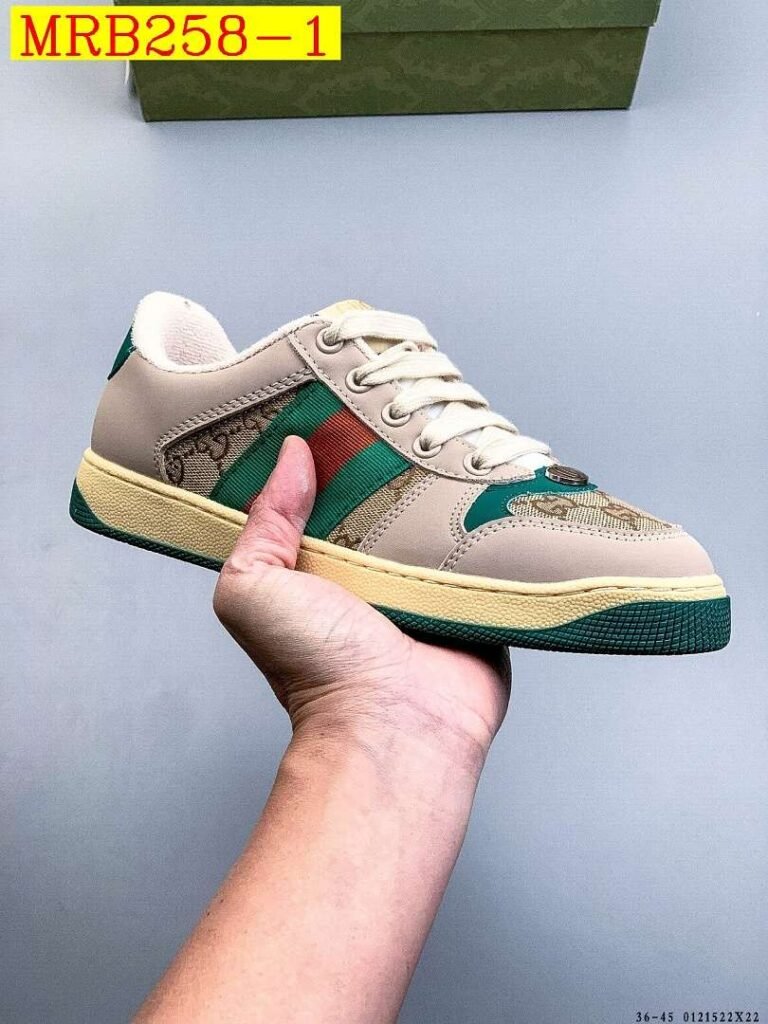 Gucci - Distressed Screener Sneakers in 14 Colors