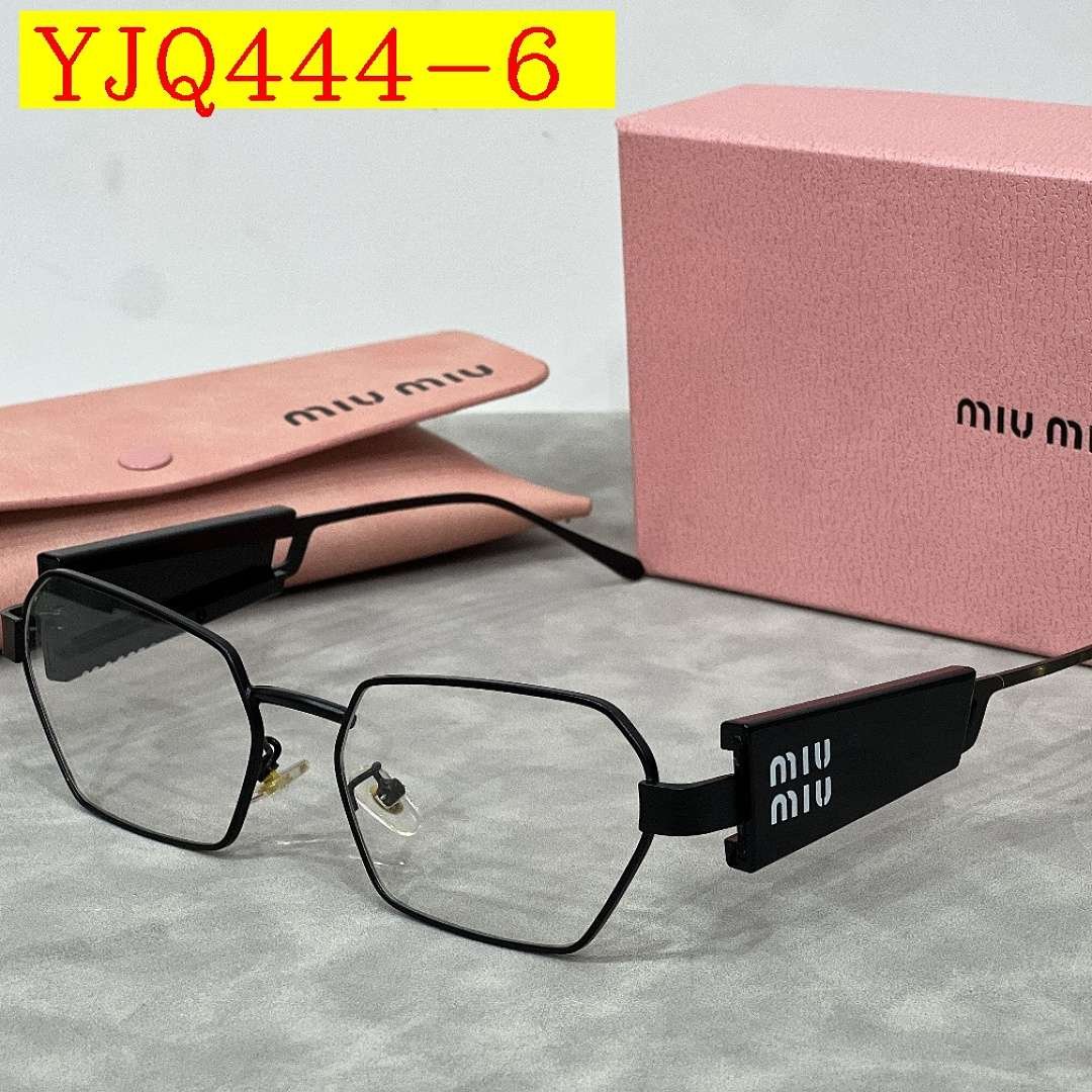 Miu Miu – Lunettes de soleil à monture hexagonale avec boîte en 6 coloris – Image 7