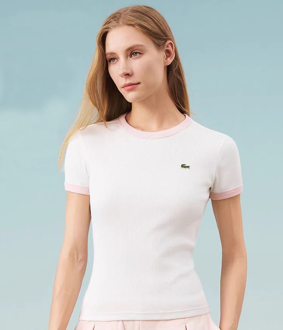 Lacoste - T-Shirt Donna Cotone in 3 Colori