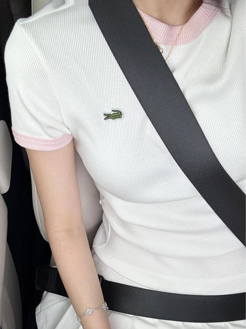 Lacoste - T-Shirt Donna Cotone in 3 Colori - immagine 11