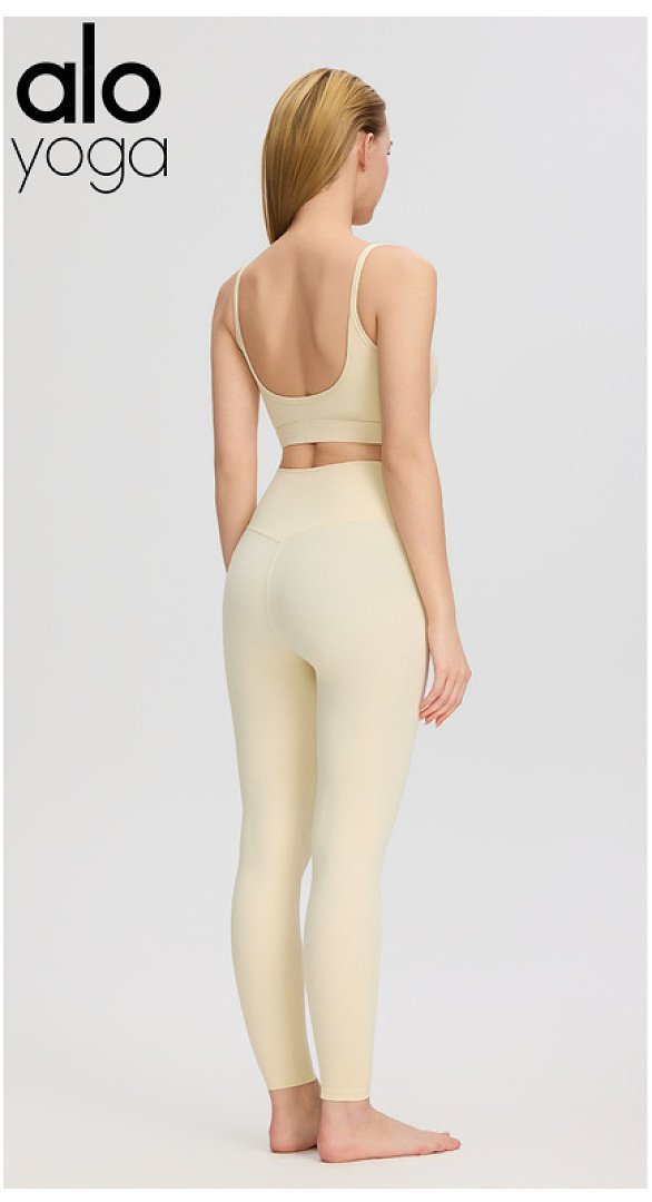 Alo Yoga - High-waisted Leggings and Seamless Crop Set in 6 Colors - Image 9