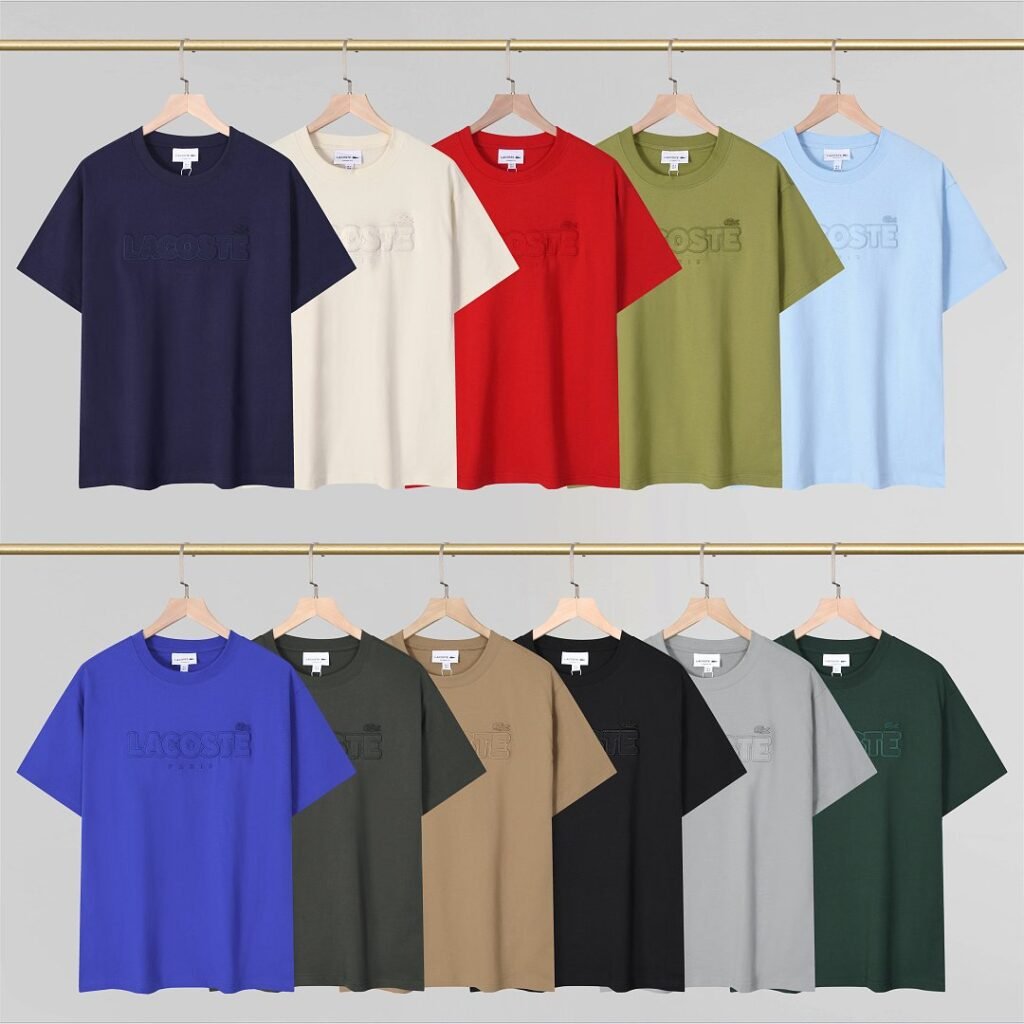 Lacoste - Embossed Tee in 9 Colors