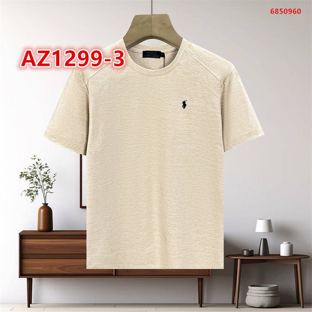 Ralph Lauren - Textured Knit Crewneck T-shirt in 5 Colors - Image 4