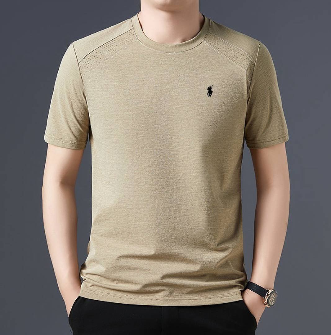Ralph Lauren - Textured Knit Crewneck T-shirt in 5 Colors - Image 7