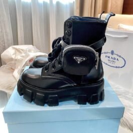 Prada - Women's Monolith Boot with Removable Pouch