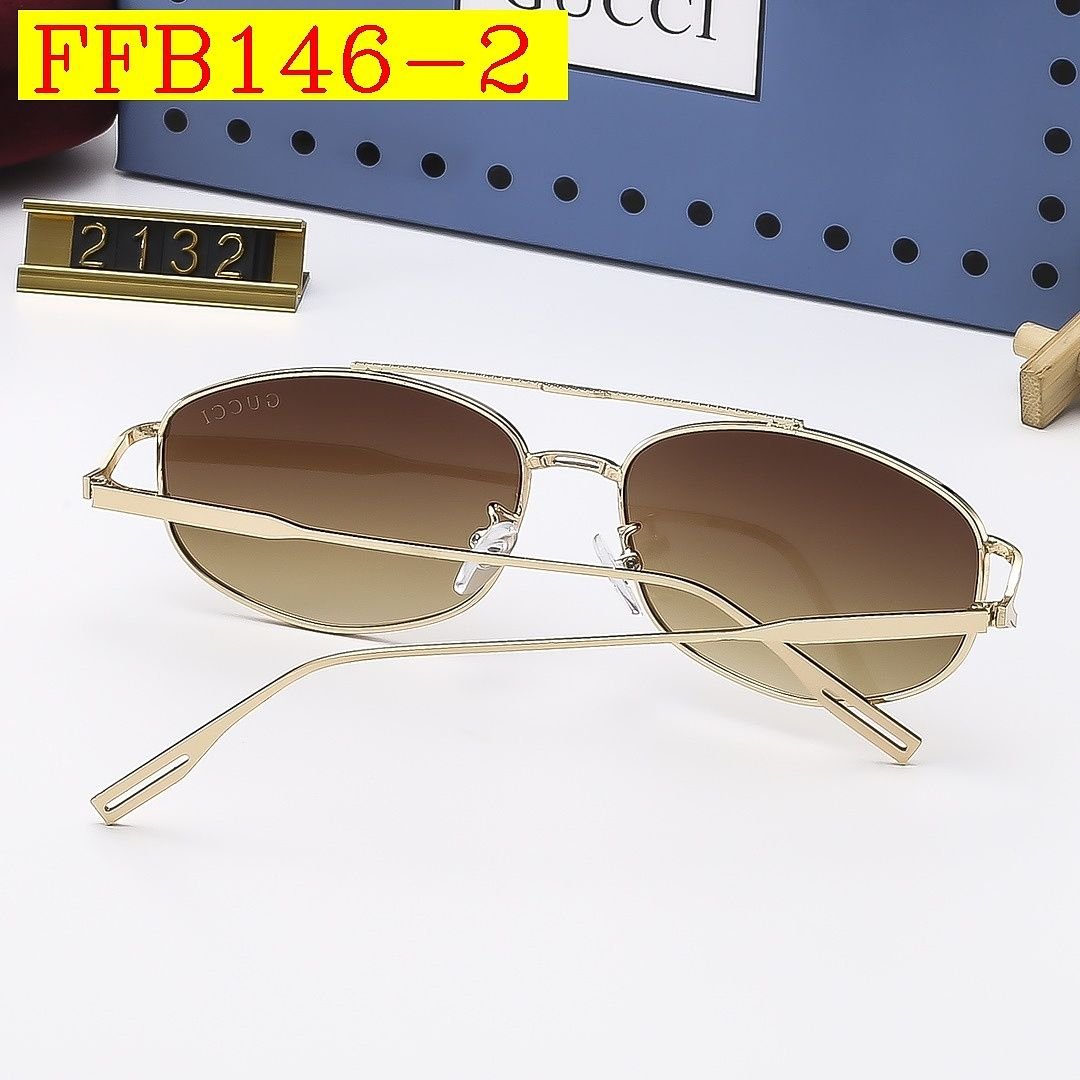Gucci - Ovale Sonnenbrille in 7 Farben – Bild 3