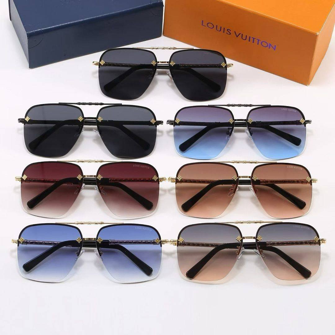 Louis Vuitton - Rimless Sunglassess with box in 7 Colors