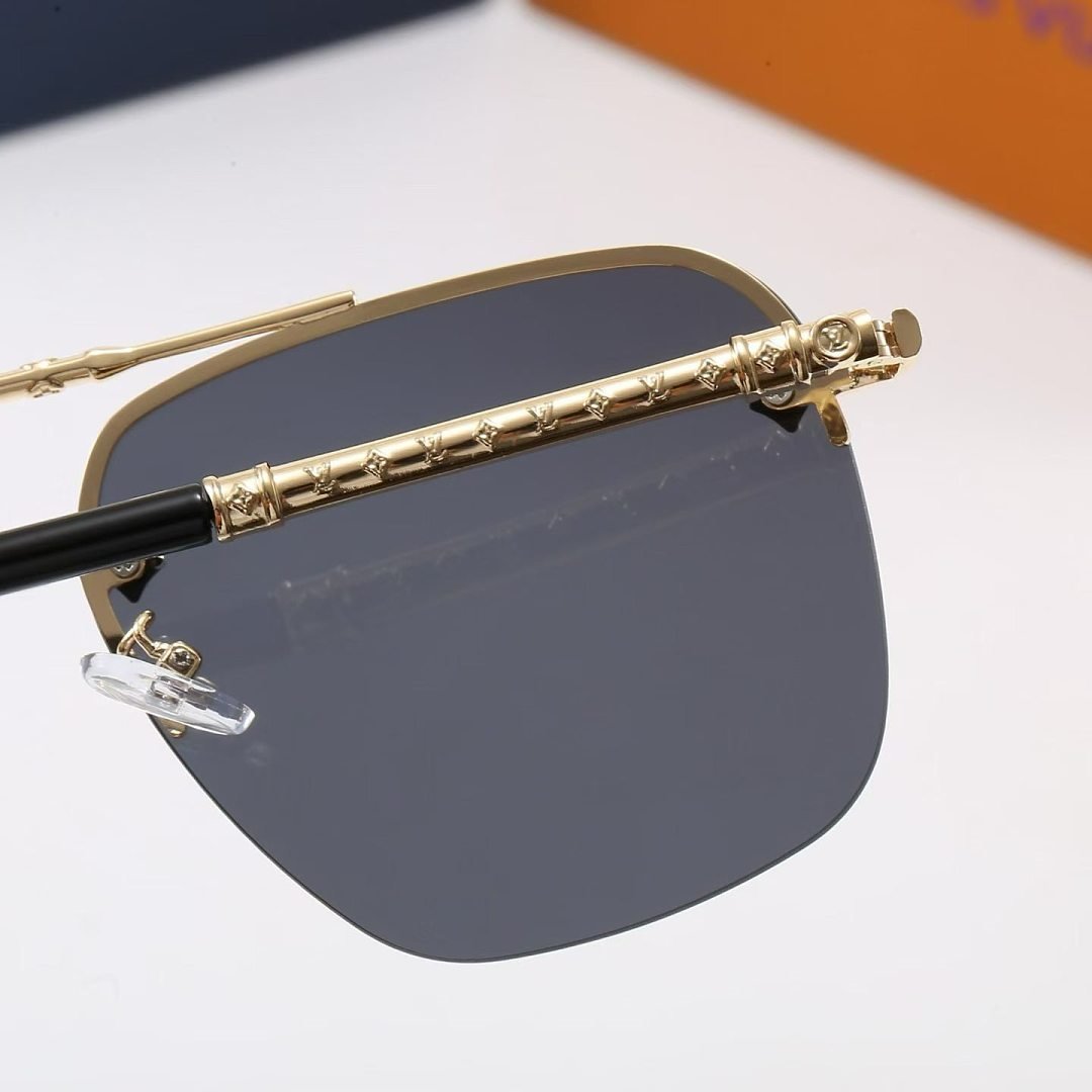 Louis Vuitton - Rimless Sunglassess with box in 7 Colors - Image 9