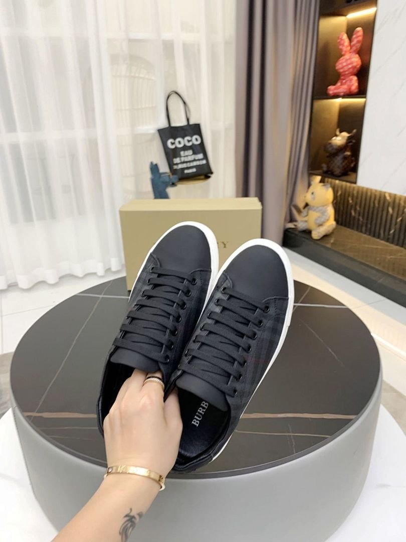 Burberry - Check Canvas Sneakers in 7 Colors - Image 10