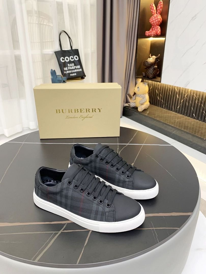 Burberry - Check Canvas Sneakers in 7 Colors - Image 11