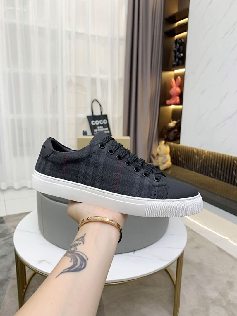 Burberry - Check Canvas Sneakers in 7 Colors - Image 14