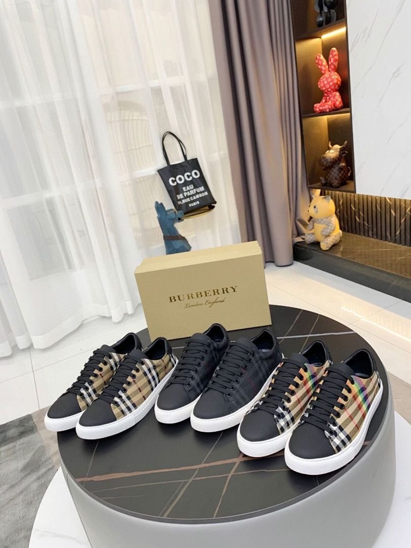 Burberry - Check Canvas Sneakers in 7 Colors - Image 15
