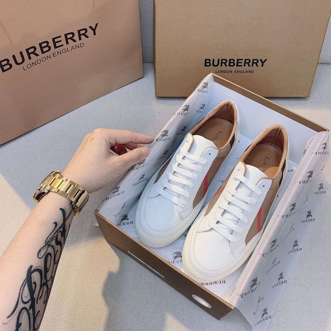 Burberry - Check Canvas Sneakers in 7 Colors - Image 17