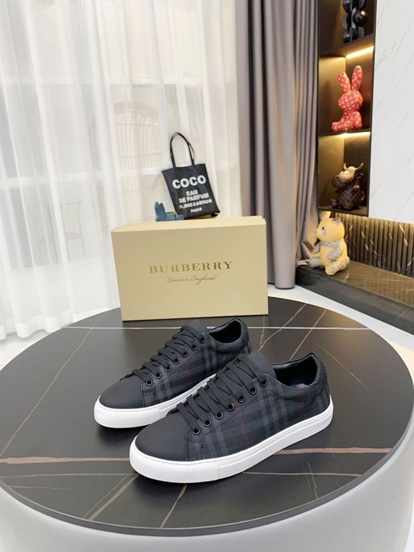 Burberry - Check Canvas Sneakers in 7 Colors - Image 18