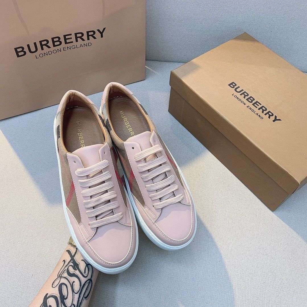 Burberry - Check Canvas Sneakers in 7 Colors - Image 19