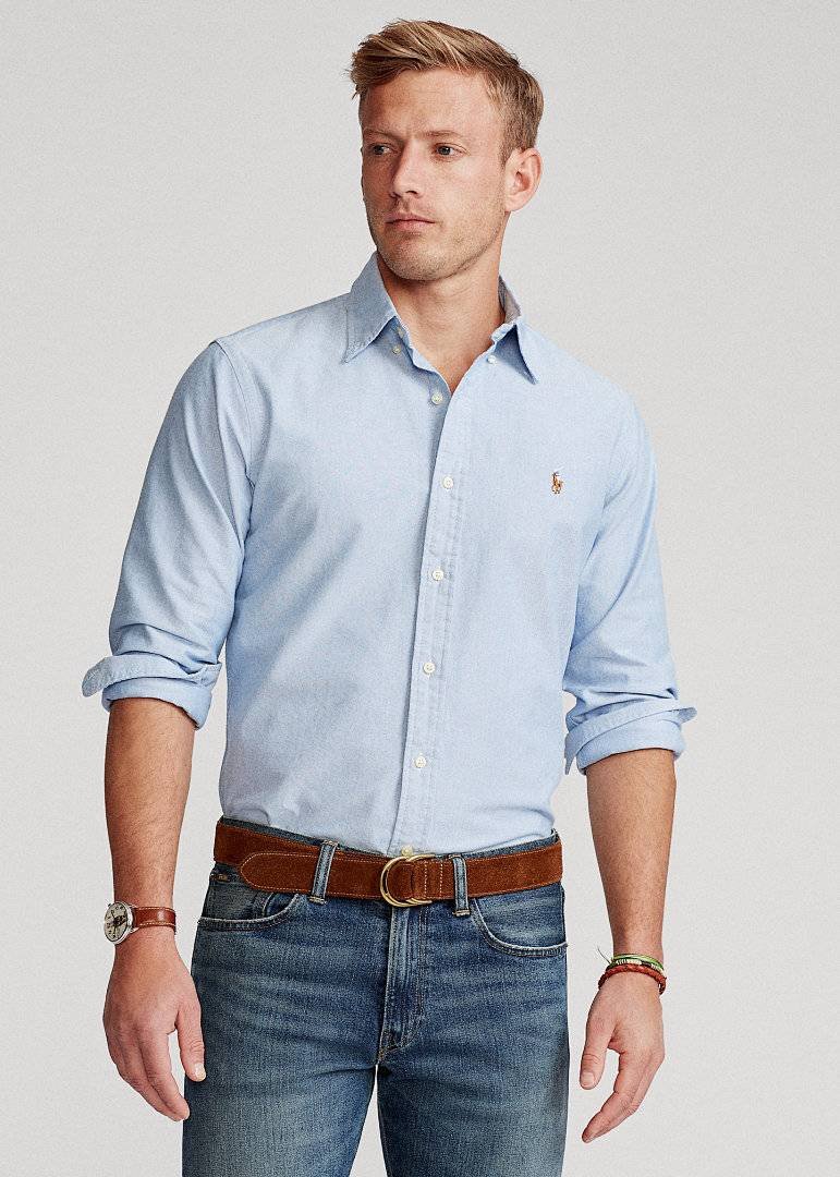 Ralph Lauren – Langärmliges Herrenhemd in schmaler Passform in 8 Farben – Bild 14