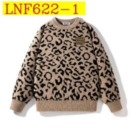Miu Miu - Trui met luipaardprint in 2 kleuren