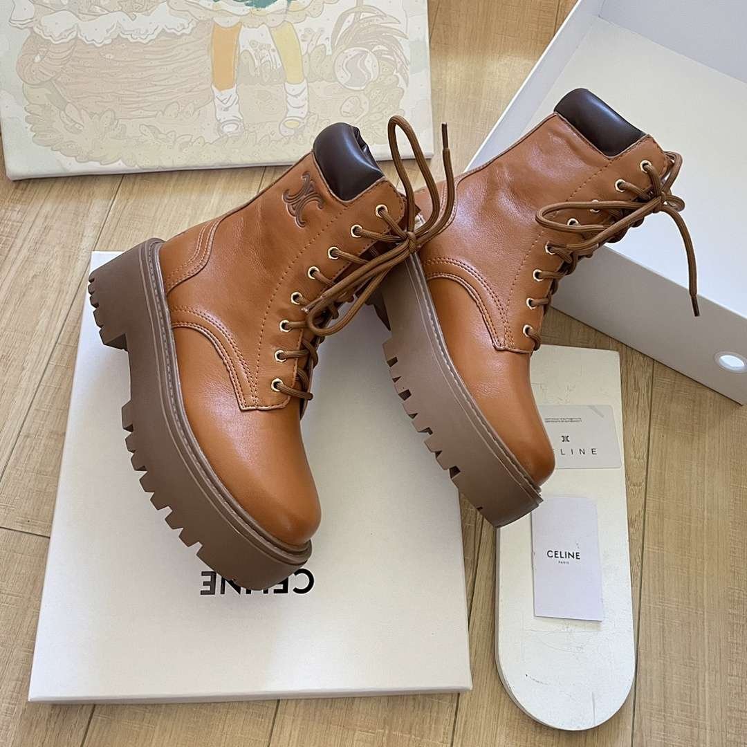 Celine - Women's 5 cm Platform Boots in 4 Colors - Image 7
