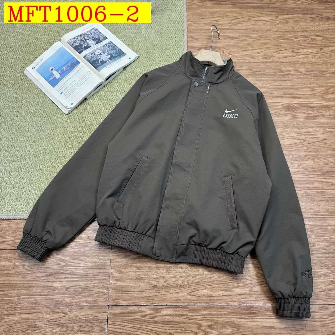 Nike - Padded Windbreaker Bomber Jacket in 2 Colors - Image 3