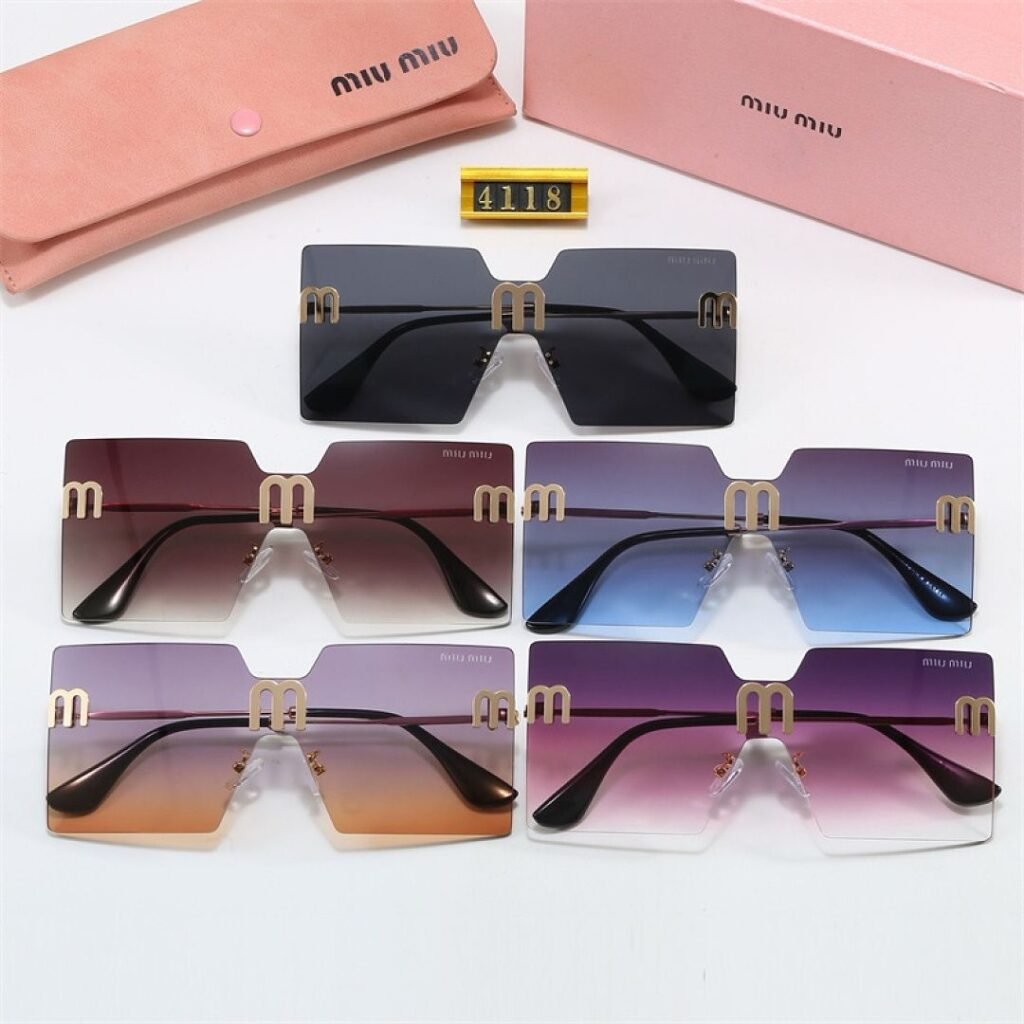 Miu Miu - Frameless shield Sunglasses in 5 Colors