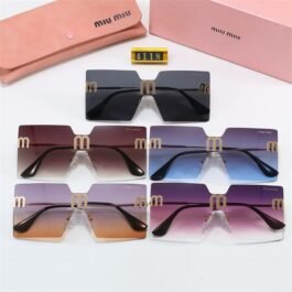 Miu Miu - Frameless shield Sunglasses in 5 Colors