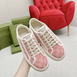 Gucci - Sneakers con plateau in tela, disponibili in 3 colori