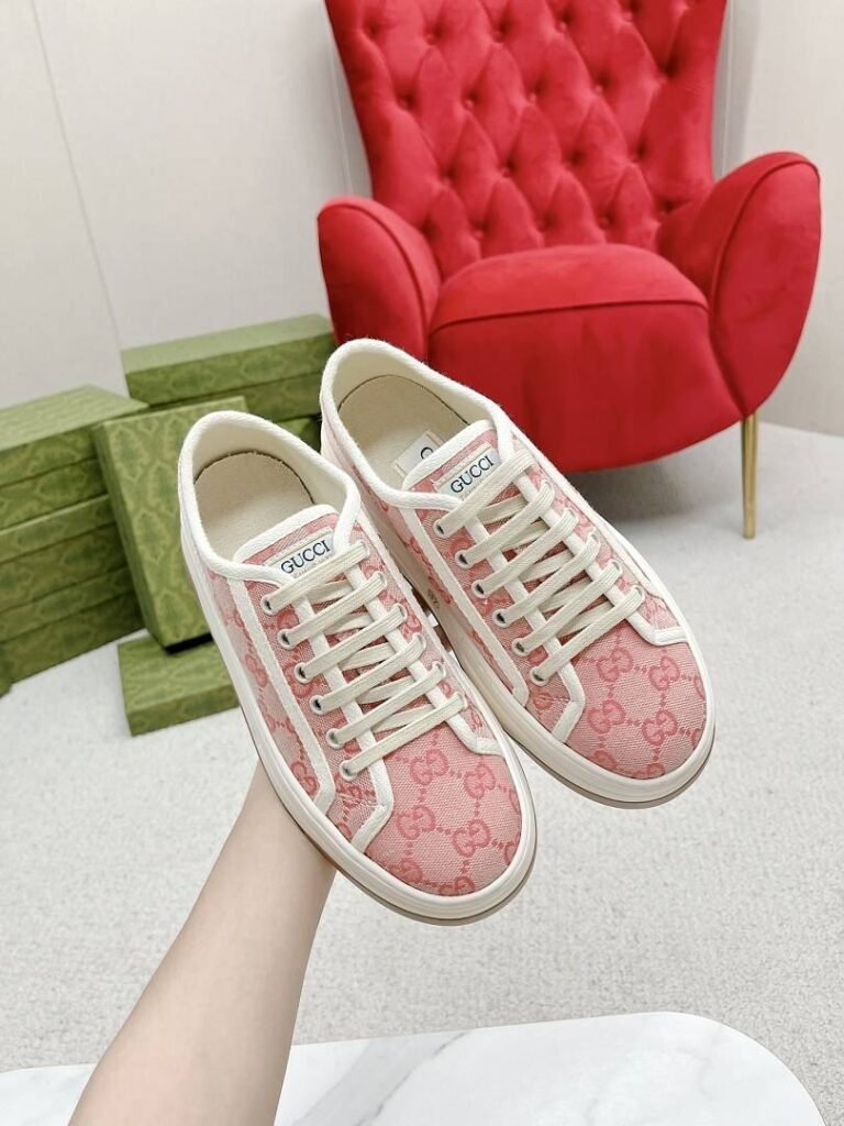 Gucci - Canvas Platform Sneakers in 3 Colors