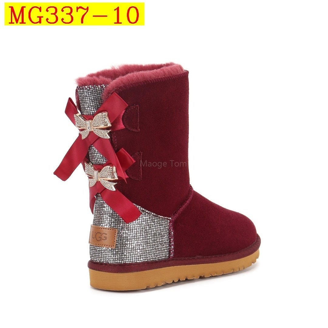 UGG - Stivali Bailey Bow II con tacco impreziosito da cristalli, disponibili in 10 colori - immagine 11