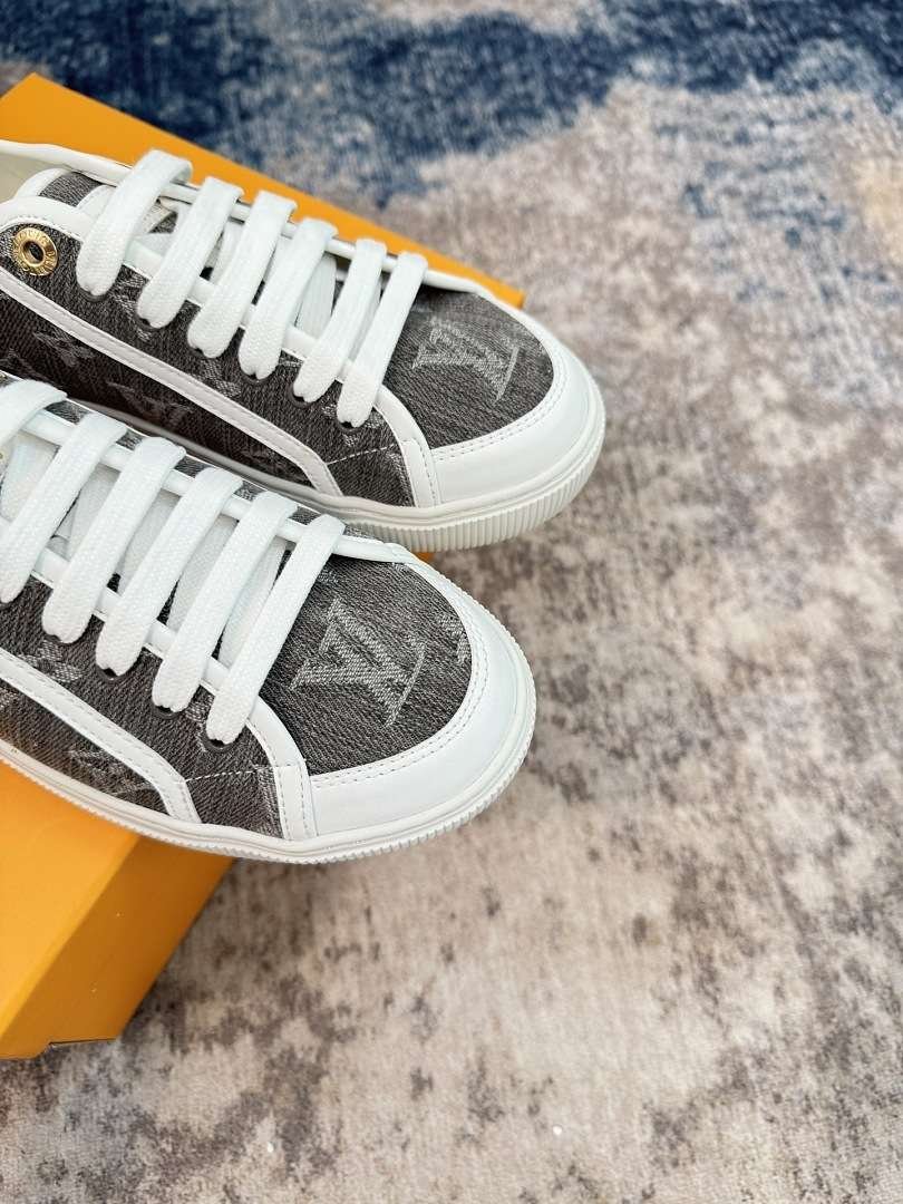 Louis Vuitton - Pikowane płócienne trampki w 3 kolorach - obrazek 10