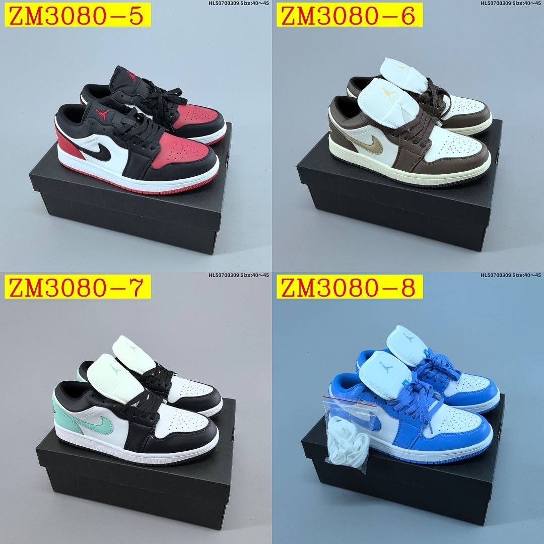 Nike - Buty sportowe Air Jordan 1 Low AJ1 w 19 kolorach - obrazek 30