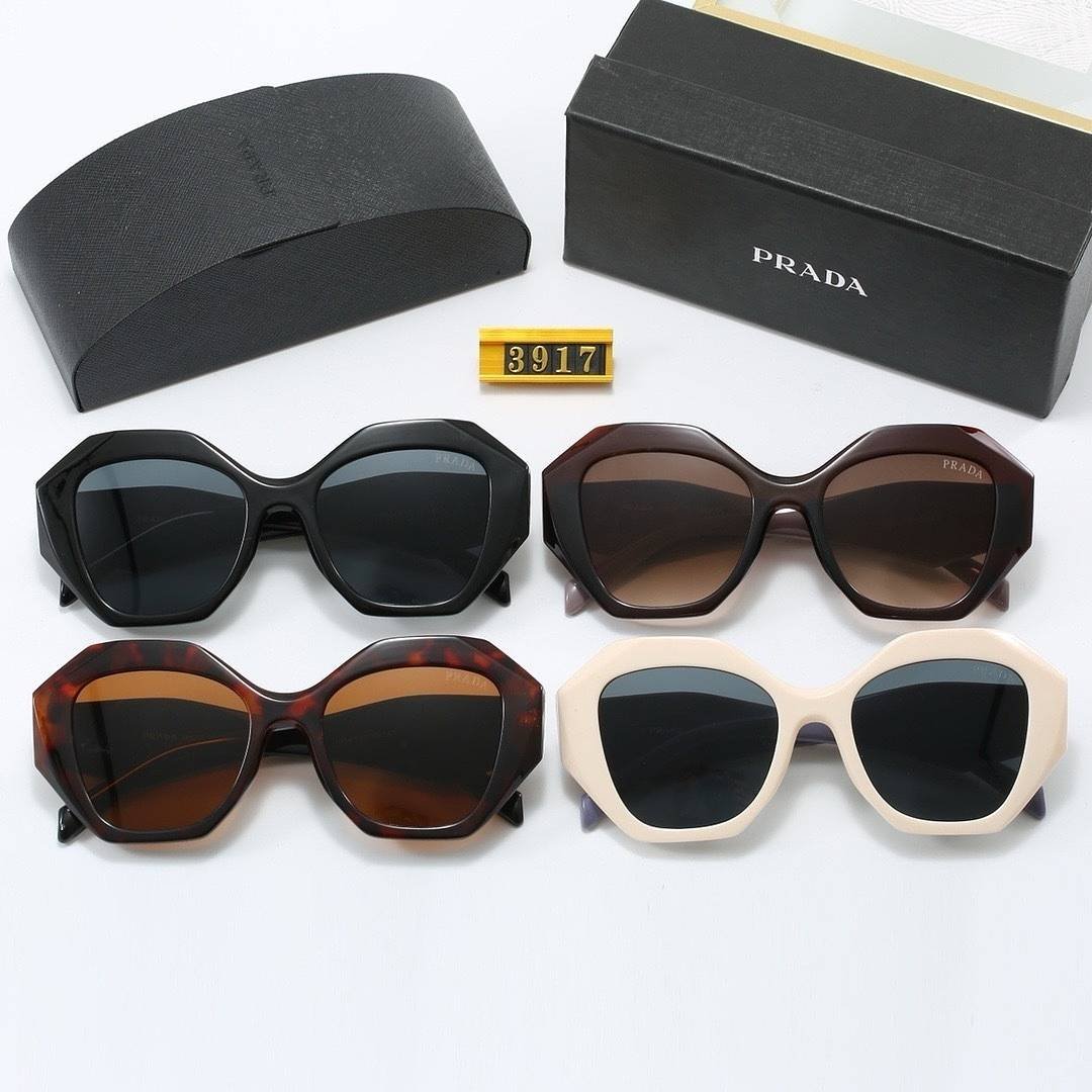 Óculos de Sol Prada - Hexágonos Oversized em 4 Cores